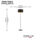 Lampa stojąca SOFIA GOLD