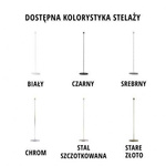 Klasyczna lampa stojąca WERONA GOLD