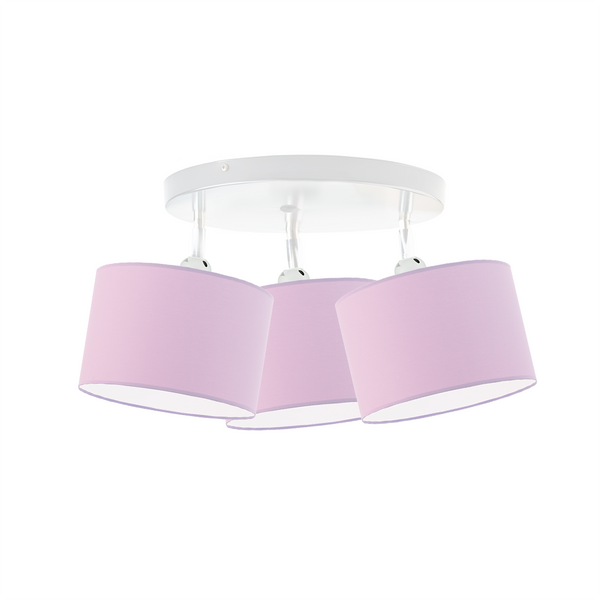 Lampa do pokoju chłopca niebieskie abażury Bajkowy Cylinderek 