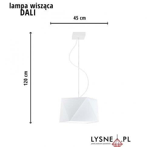 Lampa wisząca do pokoju dziecka miętowa DALI