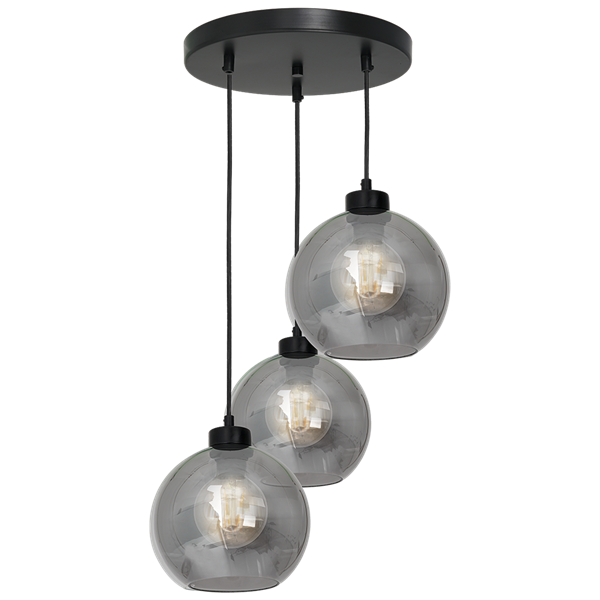 Nowoczesna lampa wisząca koło SOFIA SMOKED MLP6583