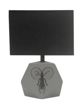 Lampa gabinetowa/stołowa/nocna ANIMI 41-79930 szary/czarny 1x40W E14