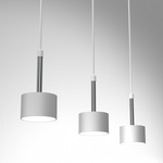 Lampa wisząca ARENA, MLP7779, biały/srebrny,  3x11W GX53