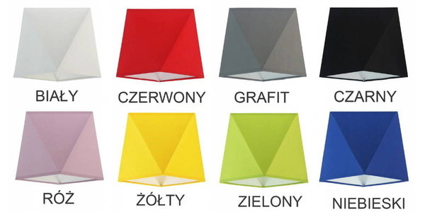 Lampa dziecięca pojedyncza Diament Mały1,  kolory do wyboru