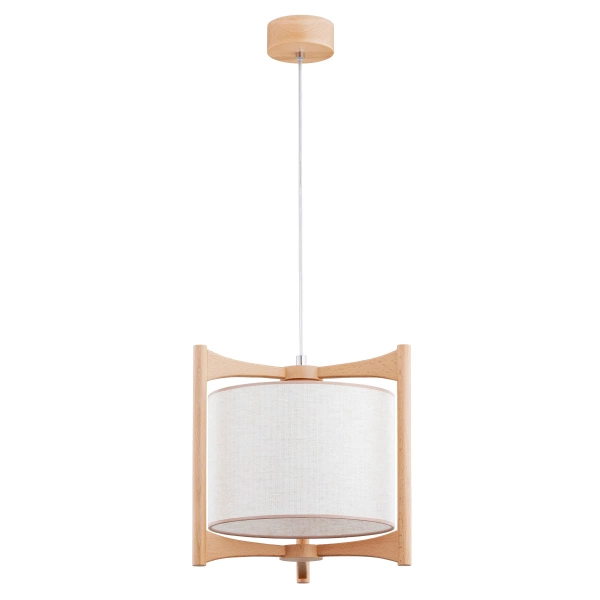 Lampa wisząca ALFA GALDI ONE DREWNIANA 1xE27 36cm | 61298