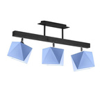Lampa sufitowa dla dziewczynki i chłopca żółte abażury Zaczarowany Diamencik
