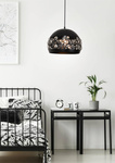 Lampa sufitowa wisząca 1X40W E27 czarny JOLINA 31-69696