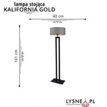 Lampa stojąca KALIFORNIA GOLD