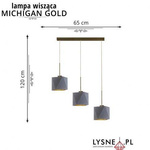 Lampa wisząca MICHIGAN GOLD