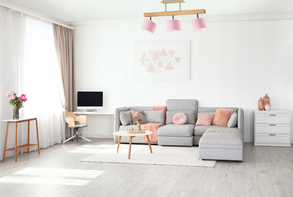 Lampa sufitowa do pokoju dziecięcego niebieskie abażury Zaczarowany Cylinderek