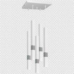 Lampa wisząca CASTRO WHITE / CHROME 5xG9 MLP6561