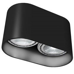 Lampa sufitowa OVAL BLACK