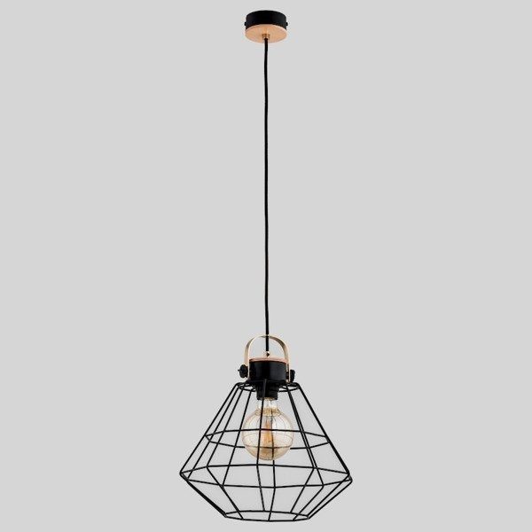 Lampa sufitowa TREFL I czarny śr. 30cm
