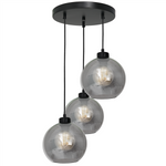 Nowoczesna lampa wisząca koło SOFIA SMOKED MLP6583