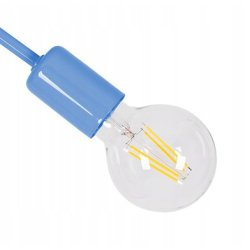 Lampa sufitowa do pokoju dziecka pastelowa  Magiczny Zawijas 4xE27 Led 