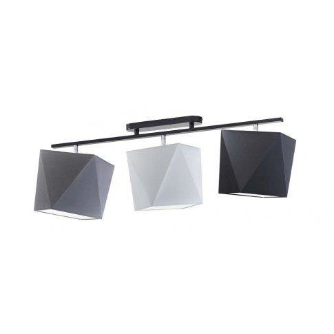 Lampa sufitowa do pokoju dziewczynki różowa Pastelowy Diamencik