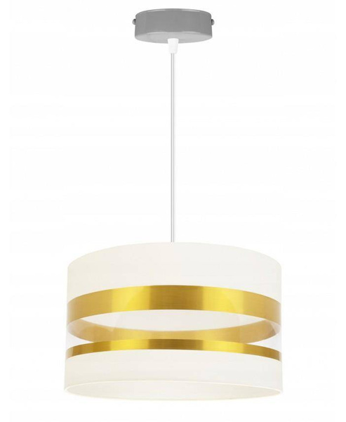 Nowoczesna Wisząca Lampa Regulowana ze Złotym Detalem
