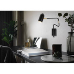 Kinkiet czarny lampa ścienna regulowana GU10 15W Hosti Candellux 21-75451