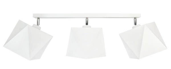 Lampa sufitowa do pokoju dziewczynki różowe abażury 3-punktowa Diament Led 