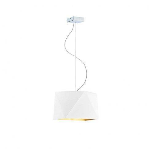 Nowoczesna lampa wisząca Diament Duży Gold złoty środek