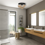 Nowoczesna lampa sufitowa plafon SOFIA AMBER MLP6588