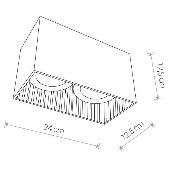 Lampa sufitowa GROOVE WHITE