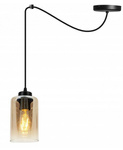 Nowoczesna Regulowana Lampa ze Szklanym Kloszem Loftowa