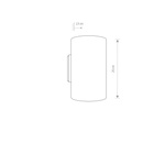 Kinkiet TUBE Graphite