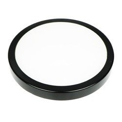 PLAFON CEILING LIGHT 18W LED 3000K CZARNY IP65 EKP712