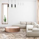 Lampa wisząca DANTE, MLP7249, czarny/złoty, 3x8W LED GU10
