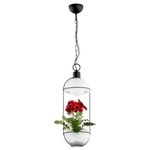 Lampa sufitowa FLORO I czarny biały śr. 19cm