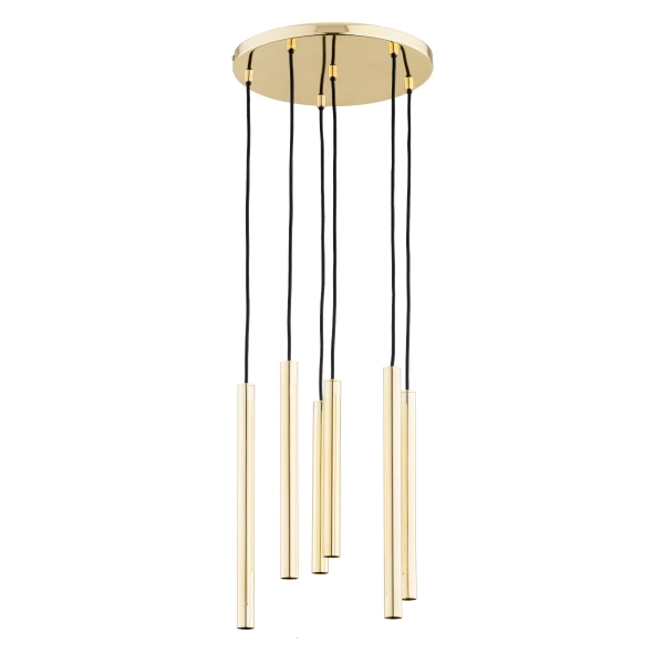 Lampa wisząca ALFA COLLET ZŁOTA 6xG9 LED 30cm | 63162
