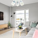 Lampa sufitowa do pokoju chłopca i dziewczynki biało - niebieska w gwiazdki 3xE27 led