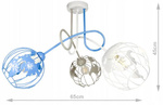 Lampa do pokoju dziecięcego kolorowa Edison Globus 3