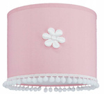 Lampka nocna do pokoju dziewczynki różowa Pompony 1