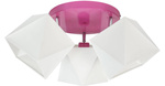 Lampa sufitowa dla dziecka 3 punktowa kolorowa Diament 3xE27