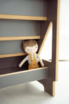Biblioteczka do pokoju dziecięcego montessori MINI  szara
