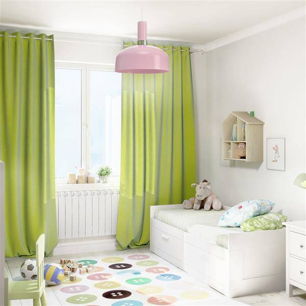 Nowoczesna lampa wisząca MALMO PINK 1xE27 MLP6199
