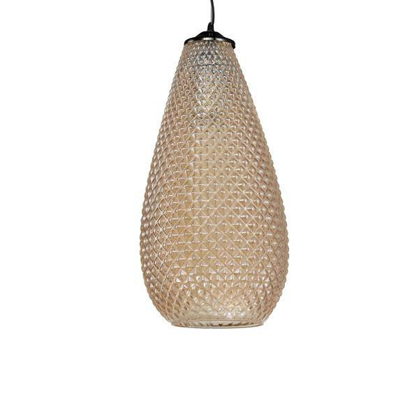 Lampa wisząca listwa kropla PETRA bursztynowy ML5483