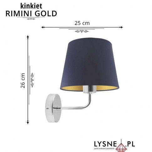 Kinkiet nad lustro RIMINI GOLD