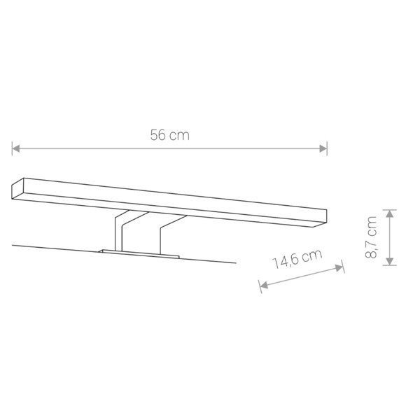 Kinkiet na lustro Mirror LED 56cm