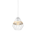 Lampa wisząca INDUSTRIALNA CLIFF WHITE 1xE27 MLP5518