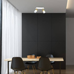 Lampa sufitowa spot JOKER II biało złoty 2xGU10