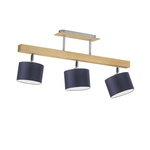 Lampa sufitowa do pokoju dziewczynki różowe abażury Hollywood