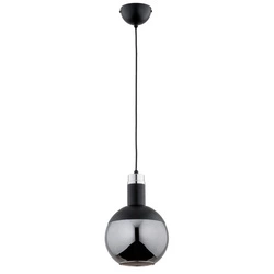 Lampa wisząca ALFA CELEST CZARNA 1xE27 20cm | 61241