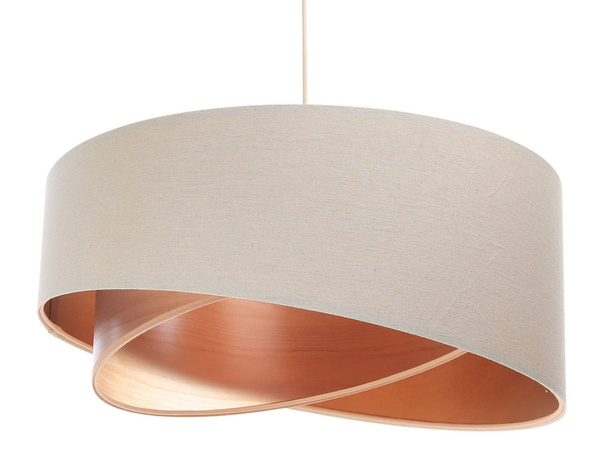 Lampa w stylu Boho asymetryczna kremowa