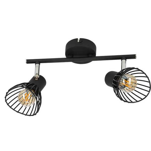 Lampa ścienna listwa 2xE14 39cm czarny FLY 92-61898