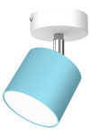 Lampa sufitowa reflektor DIXIE BLUE GX53 szer. 8cm | niebieski