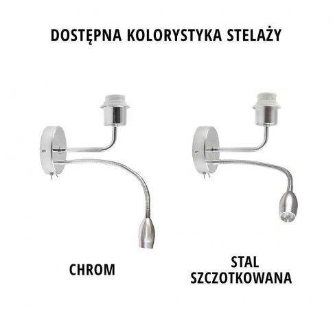 Ledowy kinkiet z włącznikami KENT GOLD