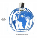 Lampa sufitowa do pokoju młodzieżowego w stylu loft Globus Listwa 3